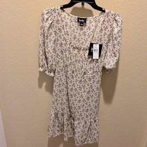 Cute knee length flowered dress